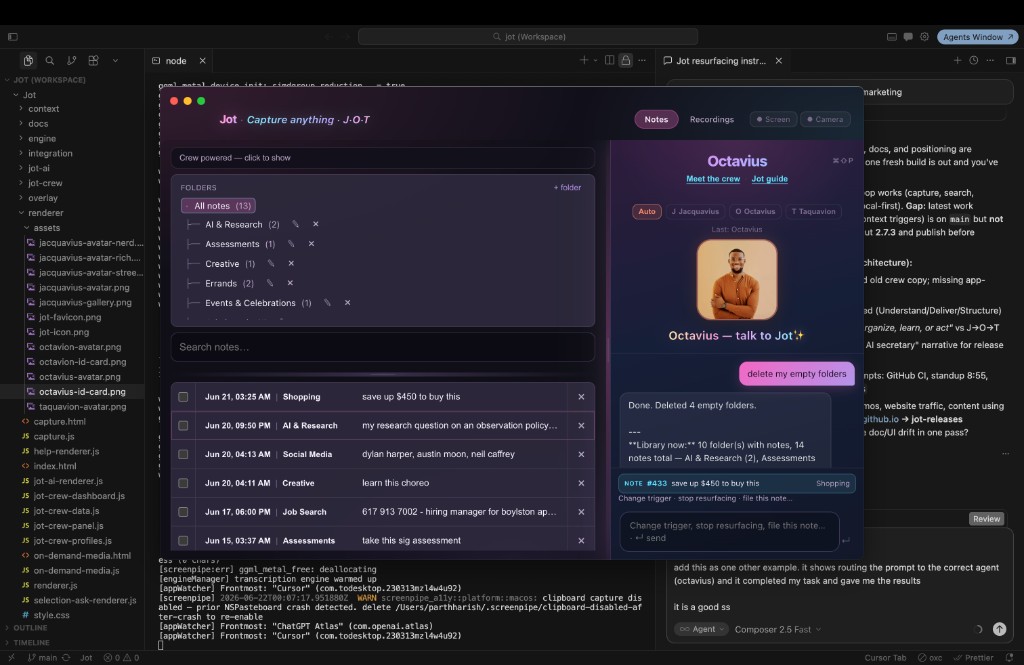 J·O·T crew routing in Workspace chat
